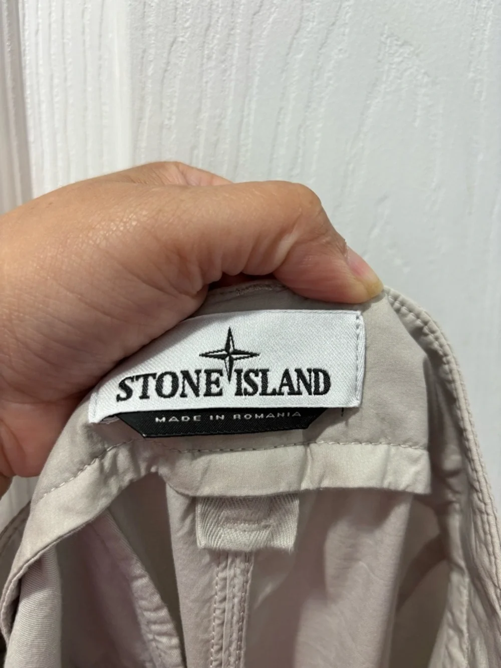 Stone Island Lightweight Type Lo Cargo Pants Size 32 Mens Beige Street Wear